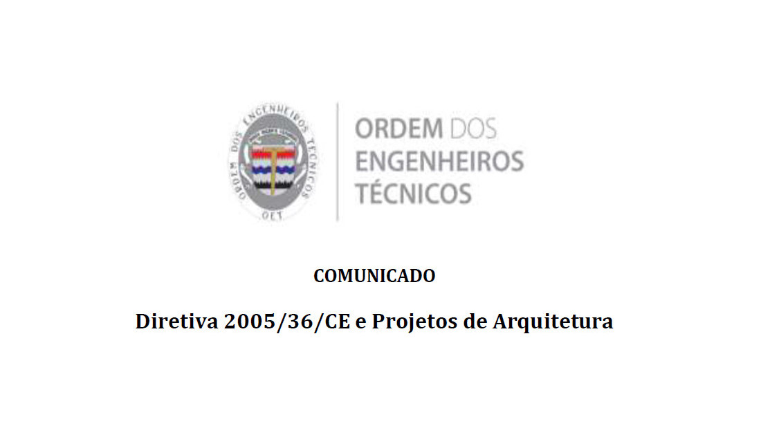 Diretiva 2005/36/CE e Projetos de Arquitetura